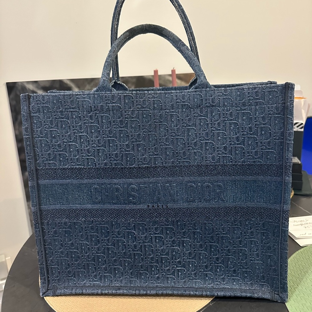 Dior Elegant Navy Tote